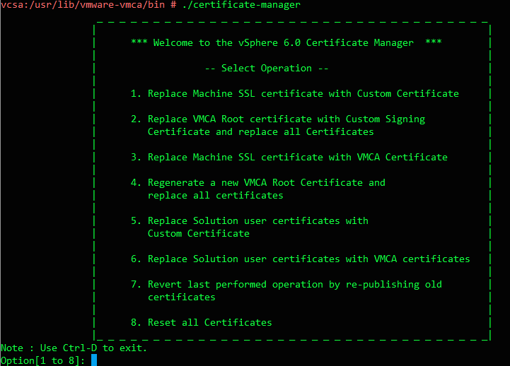 Certificate Manager Utility