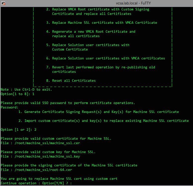 Import Custom Certificates via Certificate Manager Utility Import Custom Certificates via Certificate Manager Utility