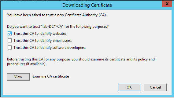 Import root-64.cer into Firefox Import root-64.cer into Firefox
