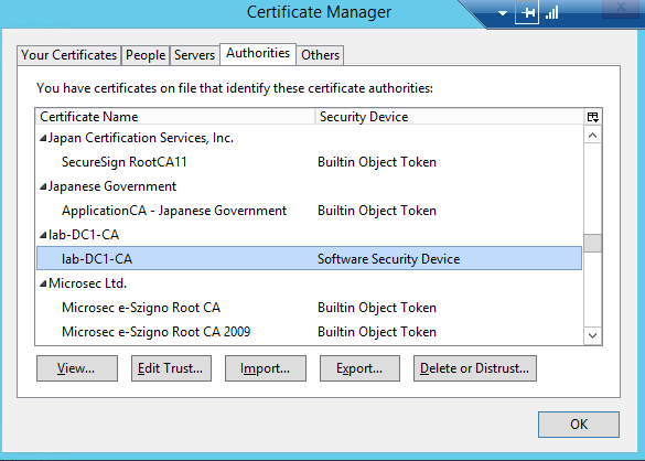 Root cert imported into Firefox Root cert imported into Firefox