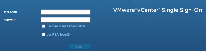 Login window